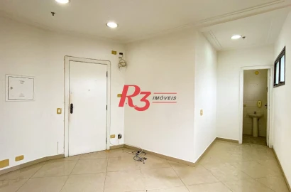 Sala para alugar, 44 m² por R$ 3.000,02/mês - Gonzaga - Santos/SP