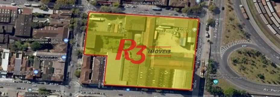 Terreno à venda, 10712 m² por R$ 79.000.000,00 - Macuco - Santos/SP