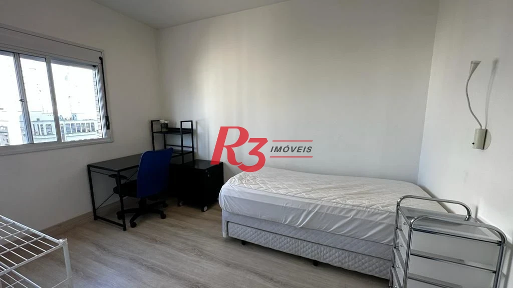 Apartamento para alugar, 181 m² por R$ 19.203,00/mês - Gonzaga - Santos/SP