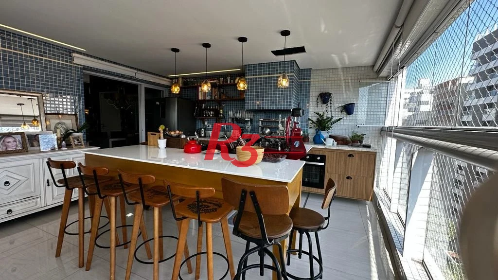 Apartamento à venda, 254 m² por R$ 4.780.000,00 - Aparecida - Santos/SP
