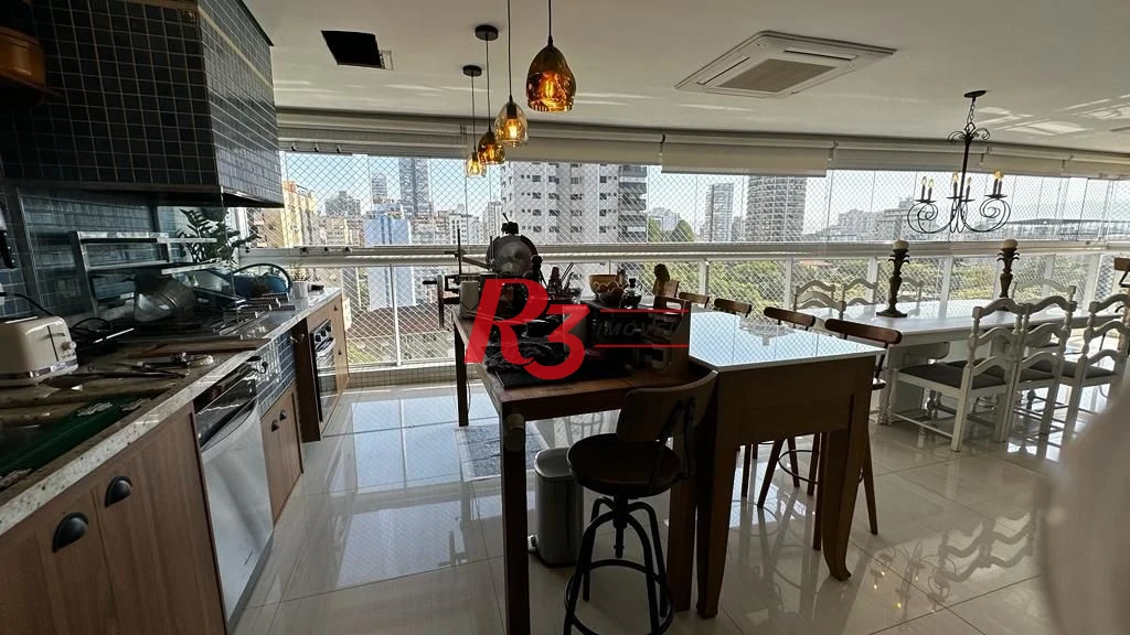 Apartamento à venda, 254 m² por R$ 4.780.000,00 - Aparecida - Santos/SP