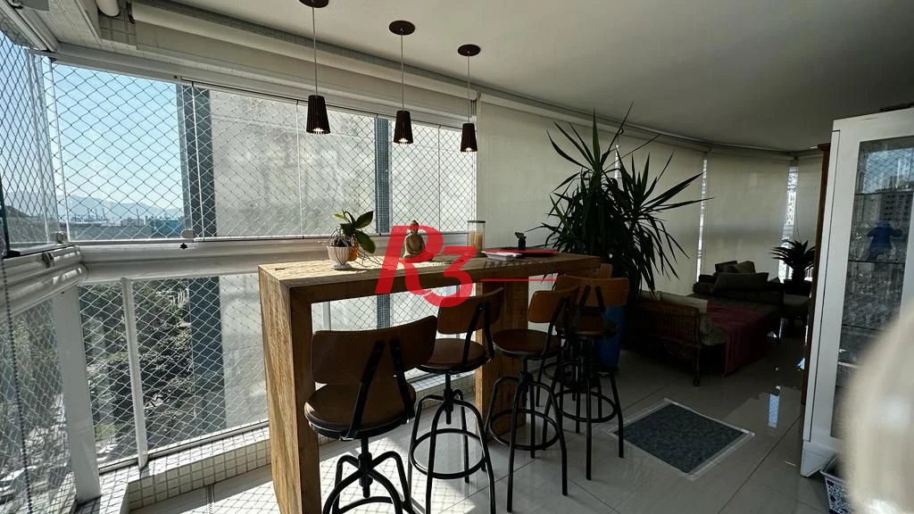 Apartamento à venda, 254 m² por R$ 4.780.000,00 - Aparecida - Santos/SP