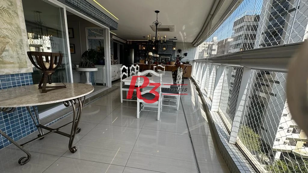 Apartamento à venda, 254 m² por R$ 4.780.000,00 - Aparecida - Santos/SP
