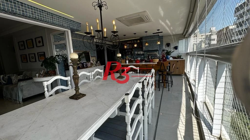 Apartamento à venda, 254 m² por R$ 4.780.000,00 - Aparecida - Santos/SP