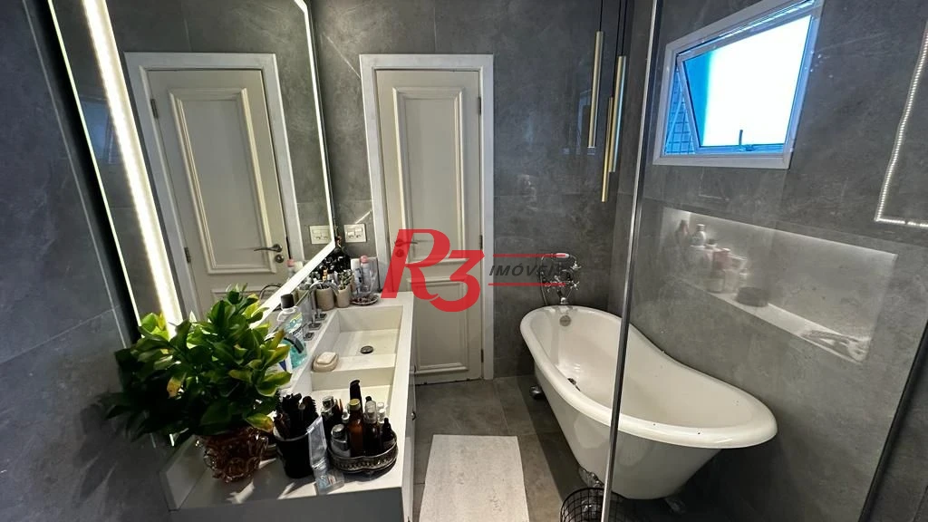 Apartamento à venda, 254 m² por R$ 4.780.000,00 - Aparecida - Santos/SP