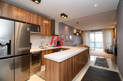 Apartamento à venda, 104 m² por R$ 1.710.000,00 - Aparecida - Santos/SP