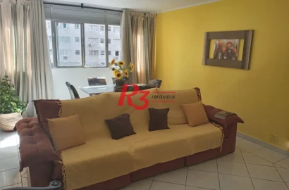 Apartamento, 107 m² - venda por R$ 1.200.000,00 ou aluguel por R$ 7.000,02/mês - Gonzaga - Santos/SP