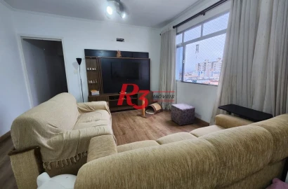 Apartamento à venda, 95 m² por R$ 525.000,00 - Embaré - Santos/SP
