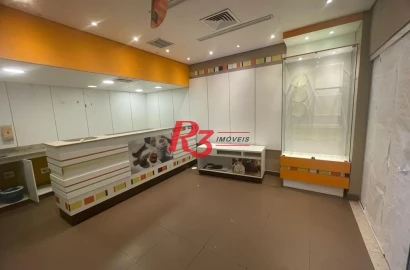 Loja, 42 m² - venda por R$ 500.000,00 ou aluguel por R$ 4.800,02/mês - Gonzaga - Santos/SP