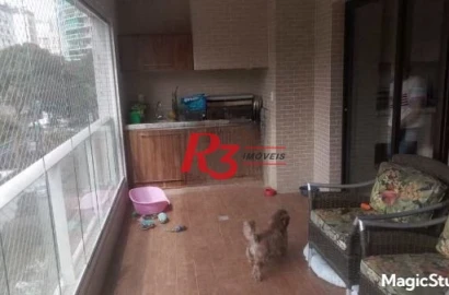 Apartamento Garden à venda, 141 m² por R$ 2.451.000,00 - Gonzaga - Santos/SP