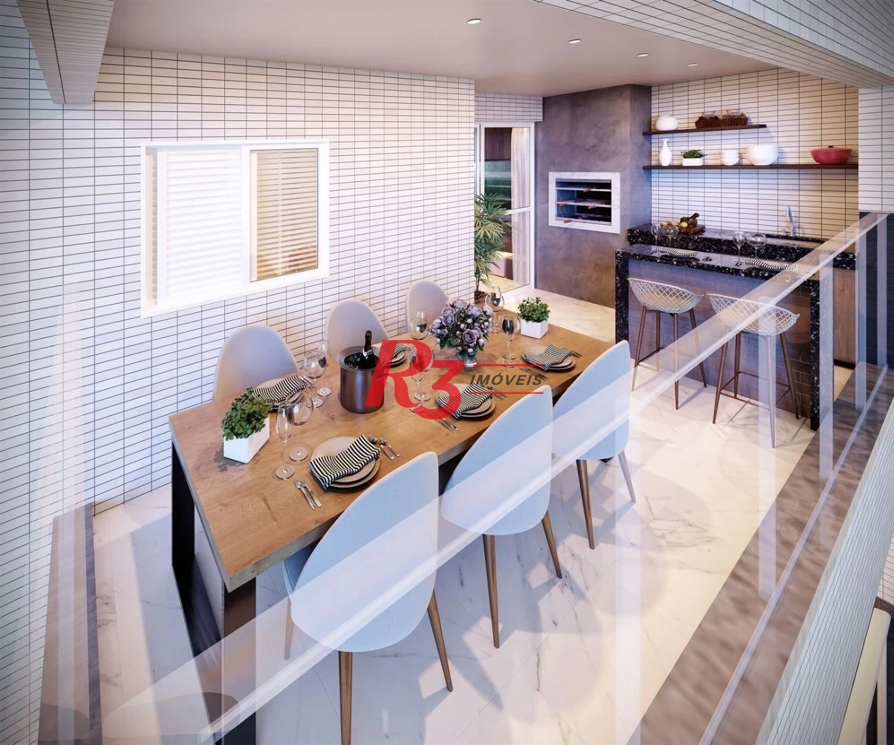Apartamento à venda, 87 m² por R$ 1.590.000,00 - Gonzaga - Santos/SP