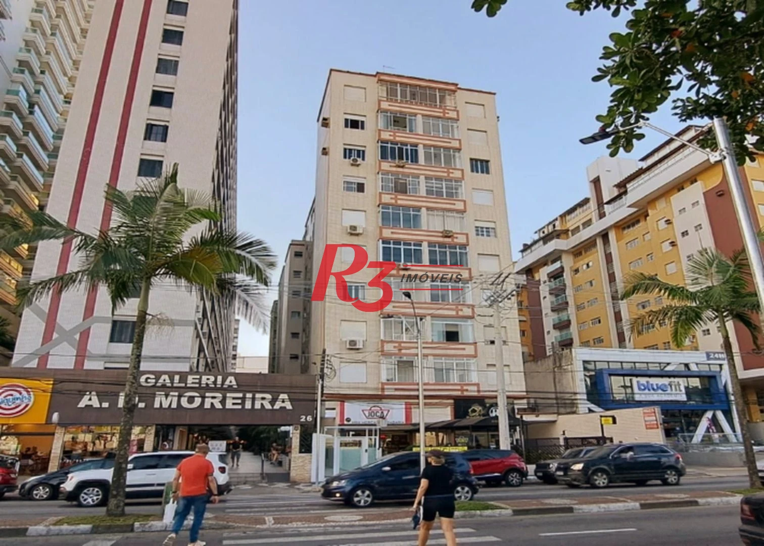Apartamento com 2 dormitórios para alugar, 70 m² por R$ 3.380,02/mês - Gonzaga - Santos/SP
