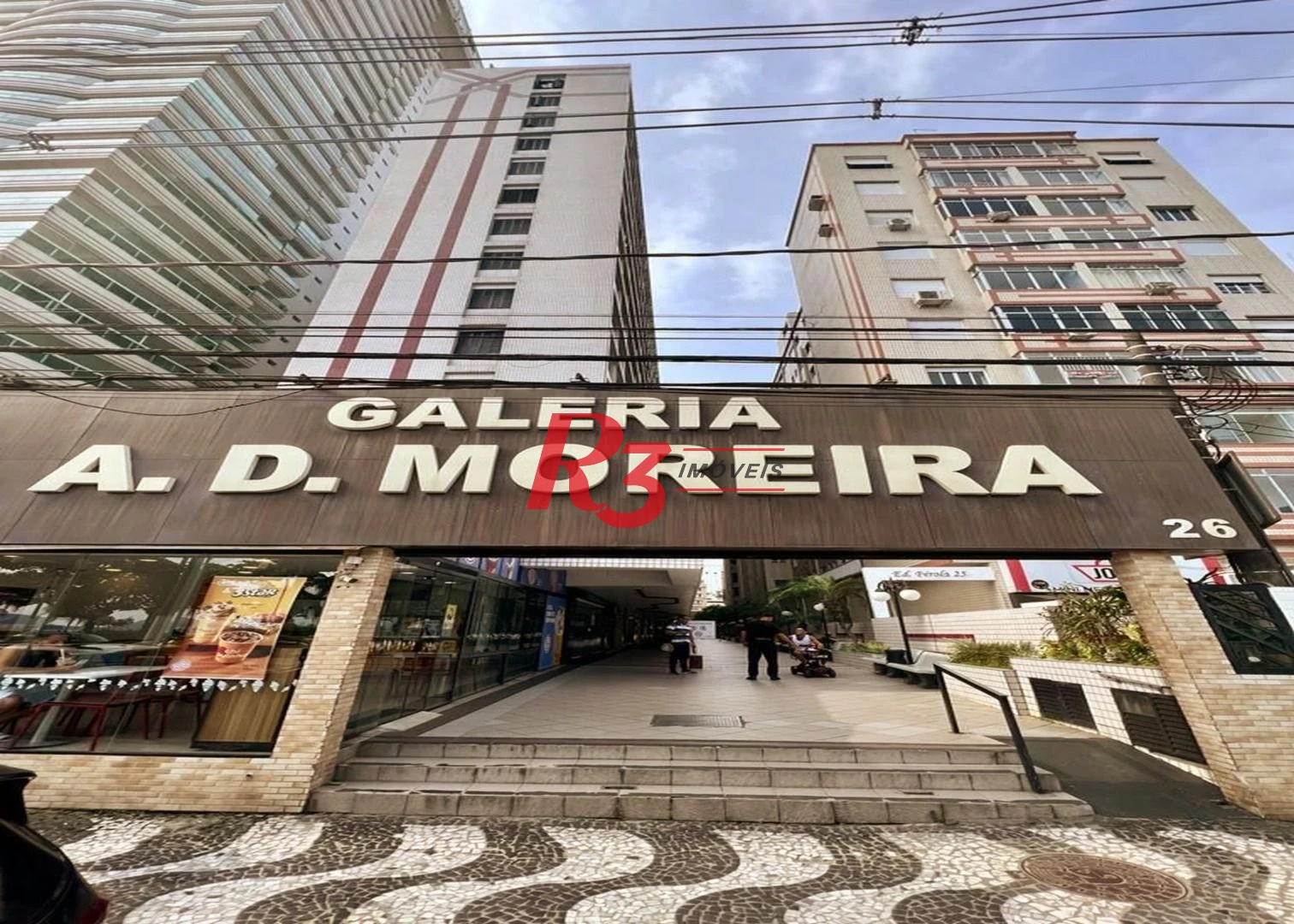 Apartamento com 2 dormitórios para alugar, 70 m² por R$ 3.380,02/mês - Gonzaga - Santos/SP