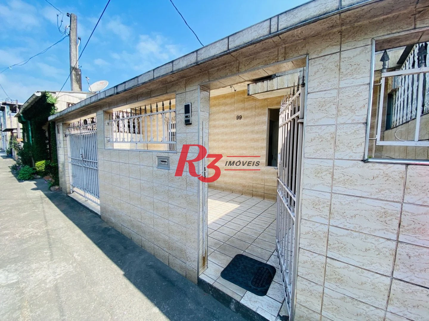Casa com 3 dormitórios à venda, 80 m² por R$ 400.000,00 - Castelo - Santos/SP