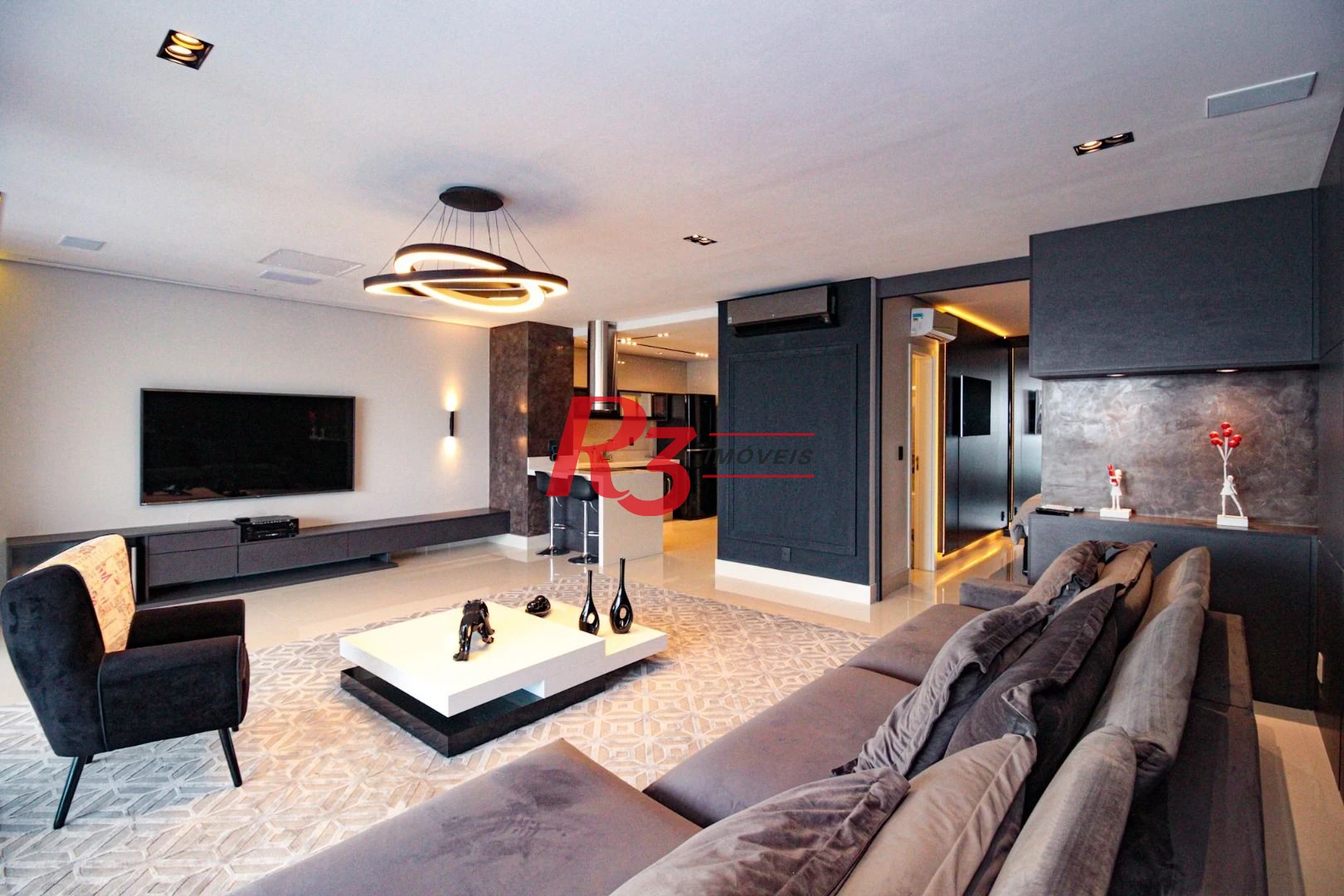 Apartamento à venda, 106 m² por R$ 2.200.000,00 - Aparecida - Santos/SP