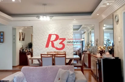 Apartamento com 2 dormitórios à venda, 106 m² por R$ 850.000,00 - Pompéia - Santos/SP