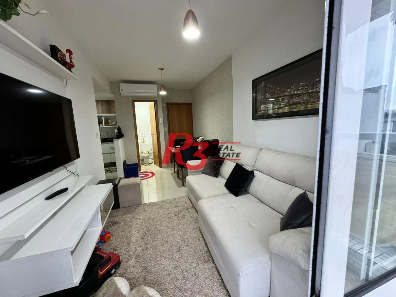 Apartamento com 2 dormitórios para alugar, 58 m² por R$ 5.500,00/mês - Vila Matias - Santos/SP