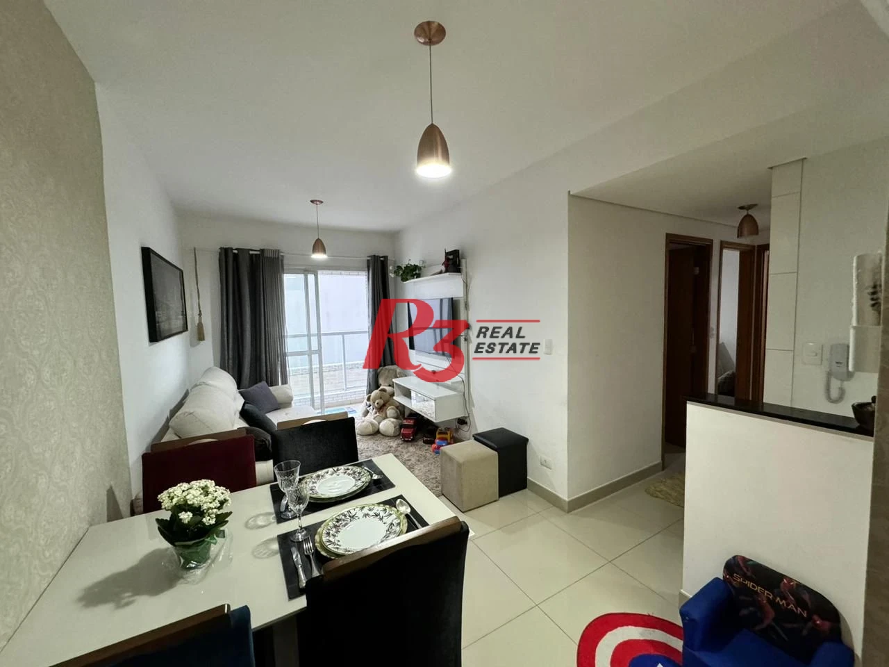 Apartamento com 2 dormitórios para alugar, 58 m² por R$ 5.500,00/mês - Vila Matias - Santos/SP