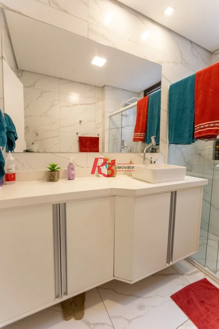 Apartamento à venda, 135 m² por R$ 1.800.000,00 - Embaré - Santos/SP