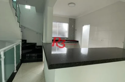 Casa com 4 dormitórios à venda, 200 m² por R$ 1.100.000,00 - Embaré - Santos/SP