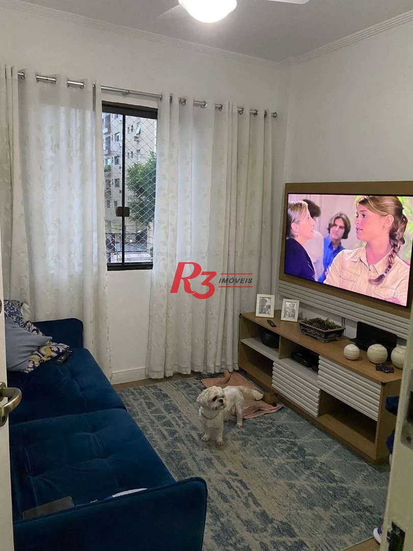 Apartamento com 1 dormitório à venda, 53 m² por R$ 375.000,00 - Aparecida - Santos/SP