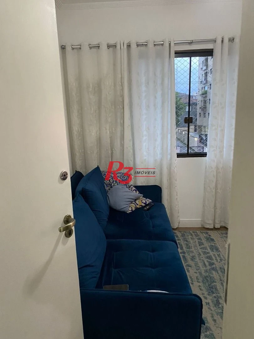 Apartamento com 1 dormitório à venda, 53 m² por R$ 375.000,00 - Aparecida - Santos/SP