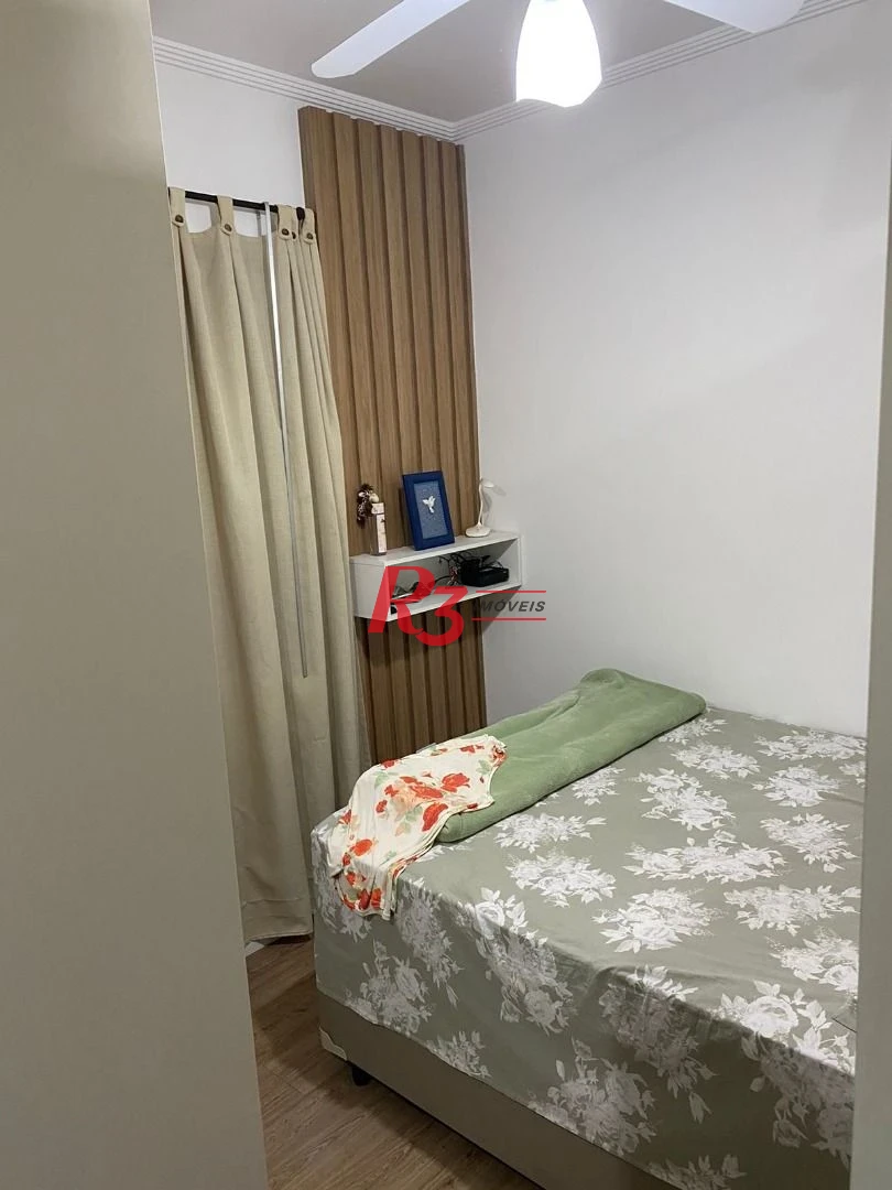 Apartamento com 1 dormitório à venda, 53 m² por R$ 375.000,00 - Aparecida - Santos/SP