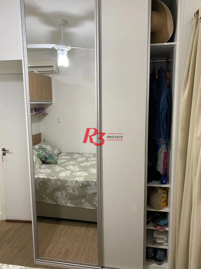 Apartamento com 1 dormitório à venda, 53 m² por R$ 375.000,00 - Aparecida - Santos/SP