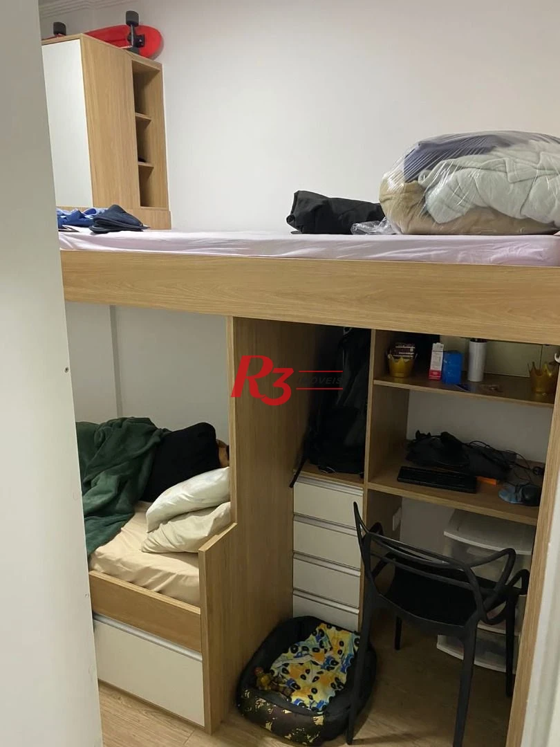 Apartamento com 1 dormitório à venda, 53 m² por R$ 375.000,00 - Aparecida - Santos/SP