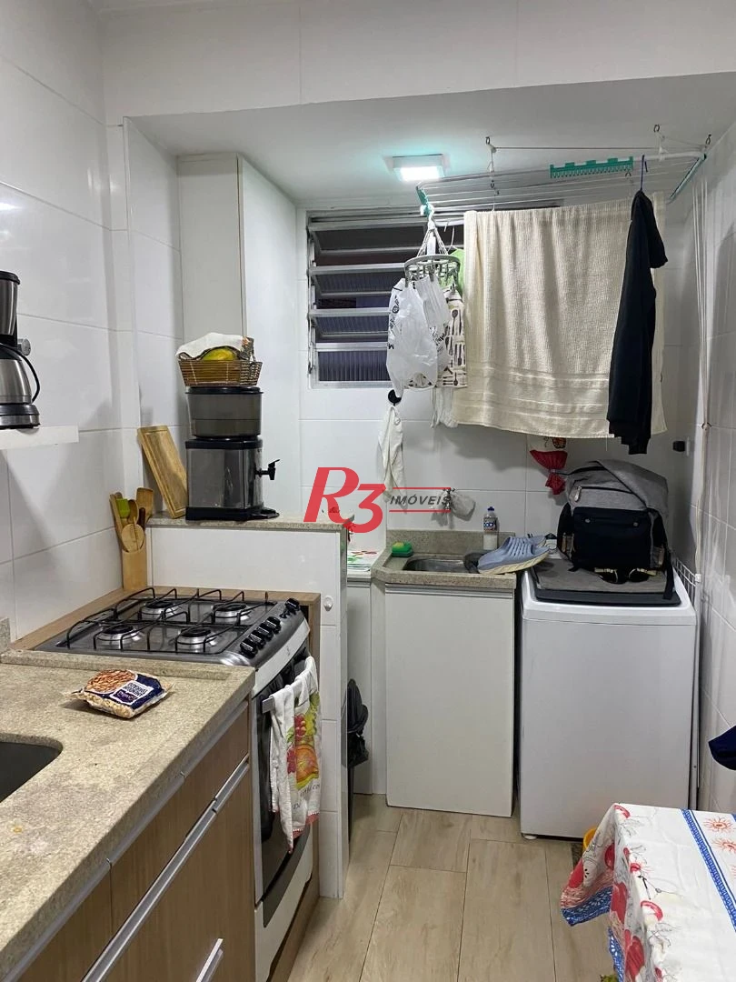 Apartamento com 1 dormitório à venda, 53 m² por R$ 375.000,00 - Aparecida - Santos/SP