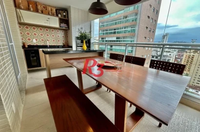 Apartamento à venda, 181 m² por R$ 2.446.000,00 - Gonzaga - Santos/SP