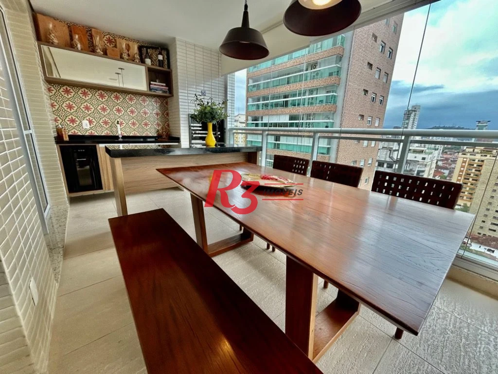 Apartamento à venda, 181 m² por R$ 2.446.000,00 - Gonzaga - Santos/SP