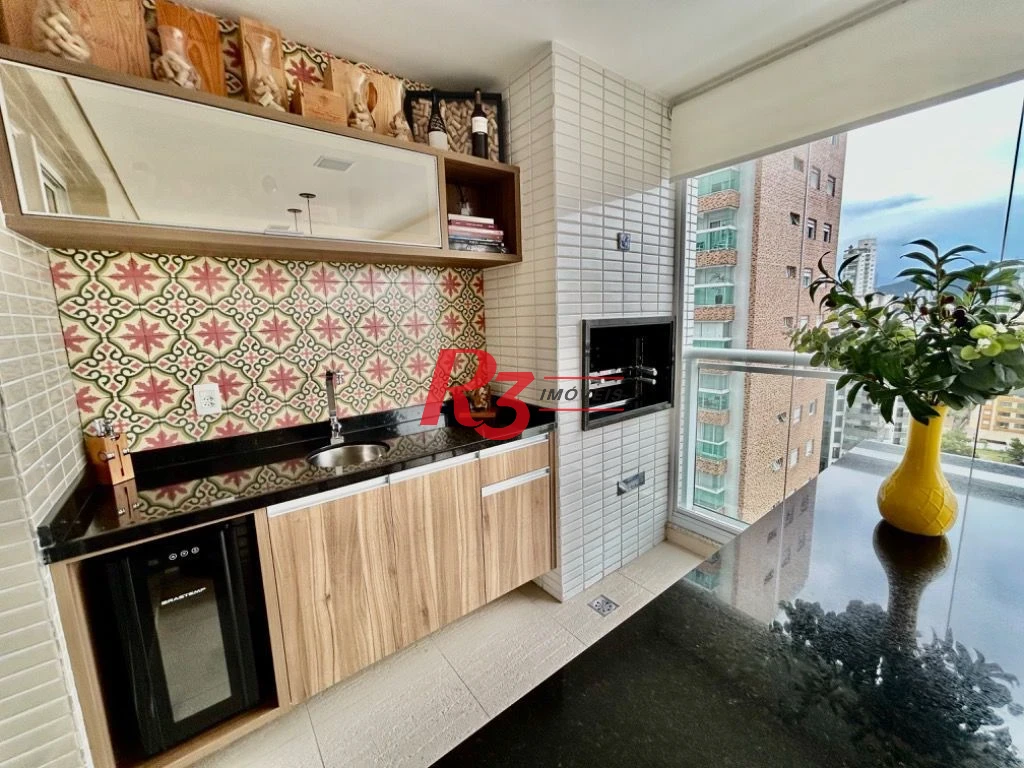 Apartamento à venda, 181 m² por R$ 2.446.000,00 - Gonzaga - Santos/SP