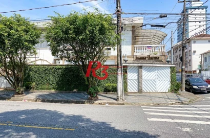 Sobrado, 276 m² - venda por R$ 2.300.000,00 ou aluguel por R$ 12.000,00/mês - Aparecida - Santos/SP