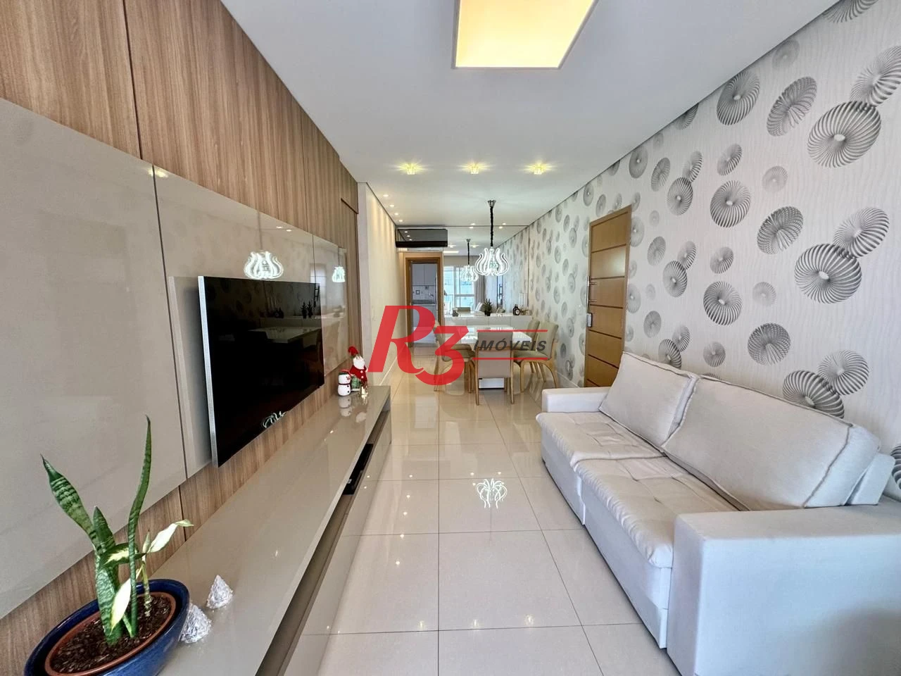 Apartamento com 3 dormitórios à venda, 127 m² por R$ 1.950.000,00 - Boqueirão - Santos/SP