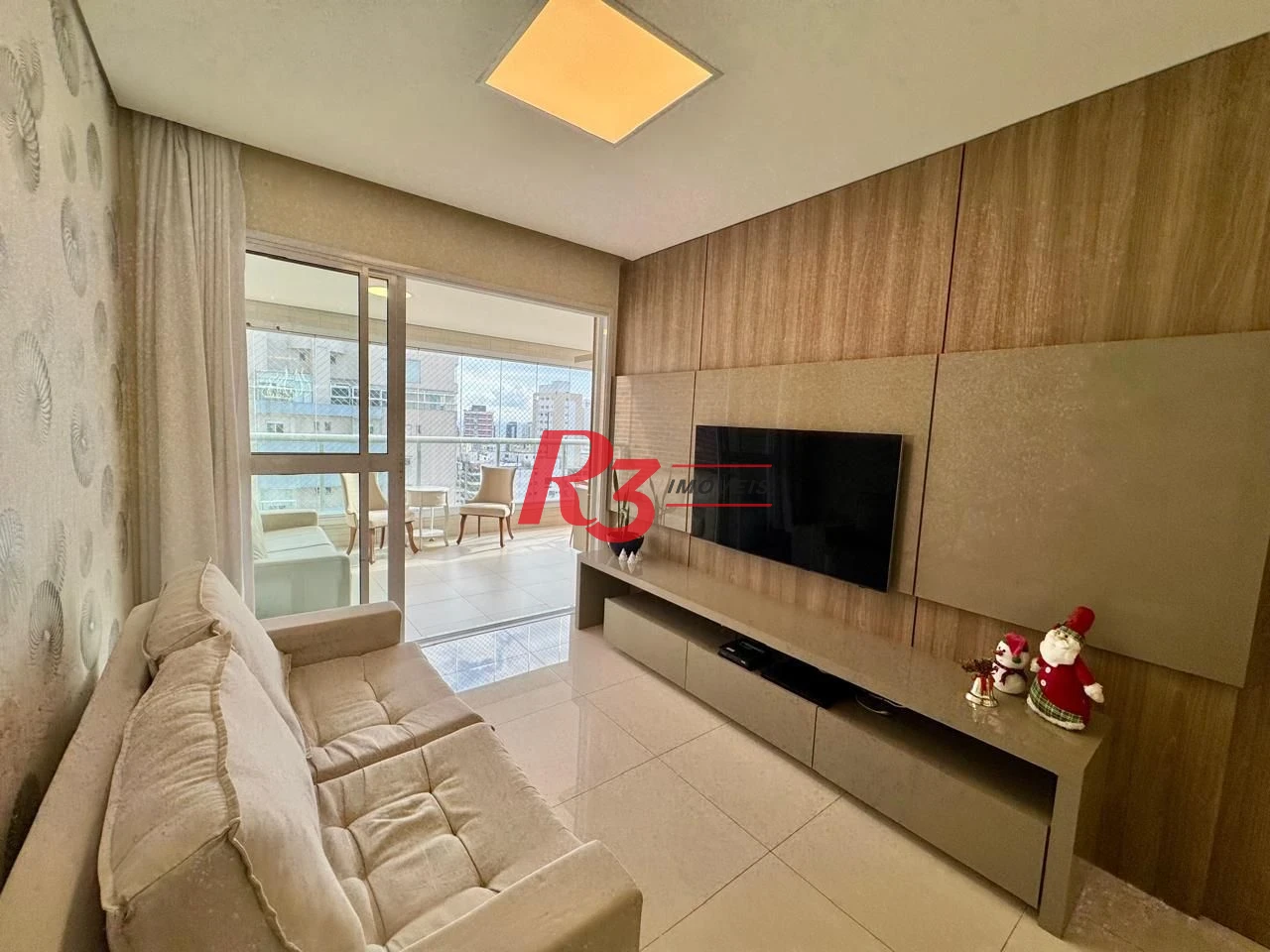 Apartamento com 3 dormitórios à venda, 127 m² por R$ 1.950.000,00 - Boqueirão - Santos/SP