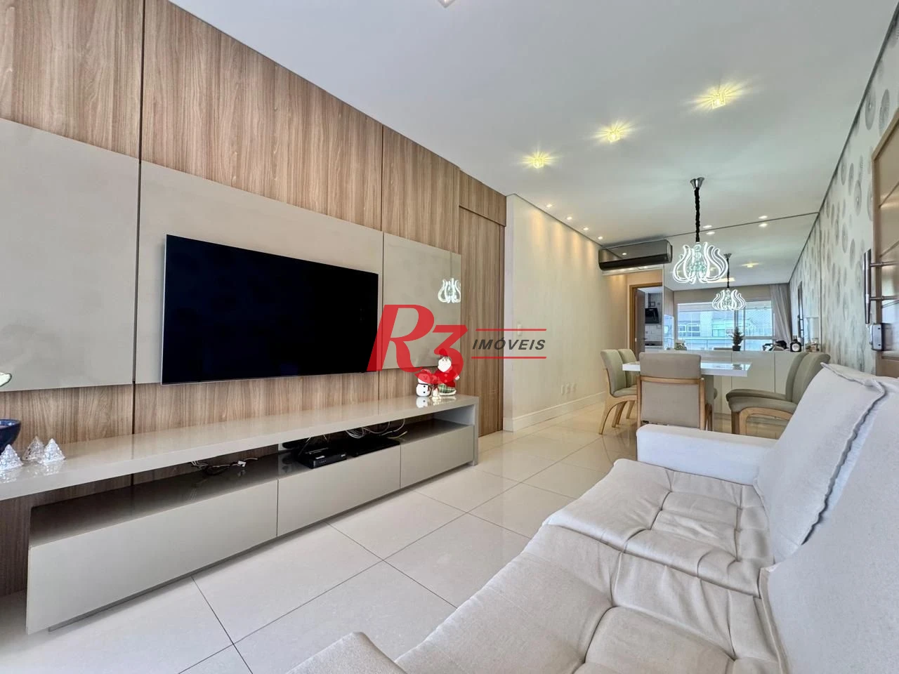 Apartamento com 3 dormitórios à venda, 127 m² por R$ 1.950.000,00 - Boqueirão - Santos/SP