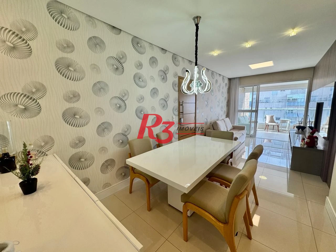 Apartamento com 3 dormitórios à venda, 127 m² por R$ 1.950.000,00 - Boqueirão - Santos/SP