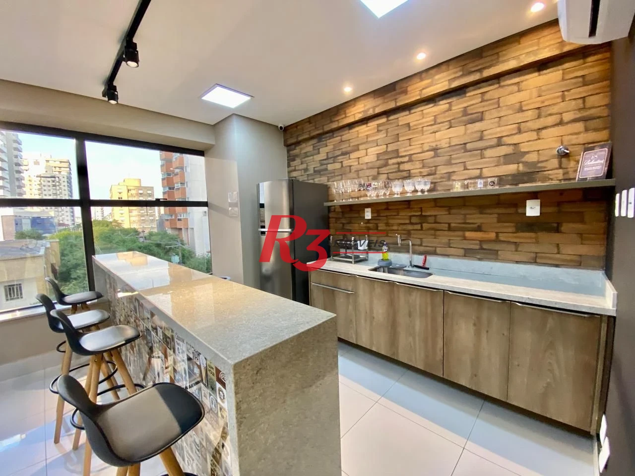 Apartamento com 3 dormitórios à venda, 127 m² por R$ 1.950.000,00 - Boqueirão - Santos/SP