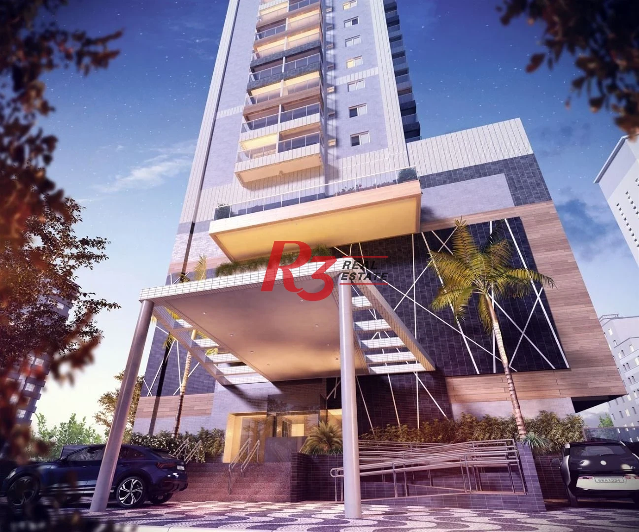 Apartamento com 2 suítes à venda, 87 m² por R$ 1.430.000 - Gonzaga - Santos/SP