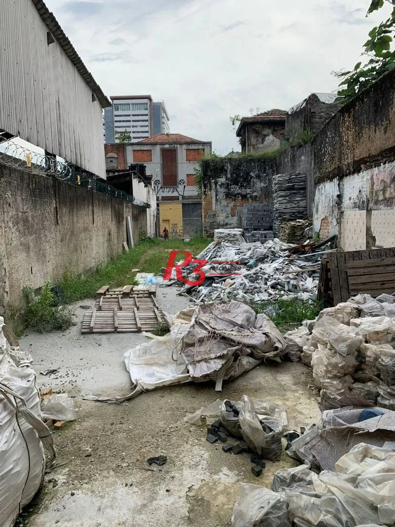 Terreno à venda, 222 m² por R$ 687.000,00 - Centro - Santos/SP