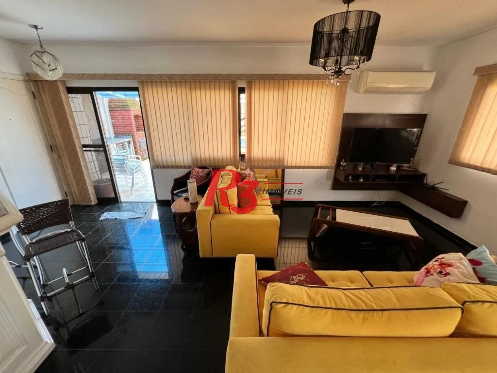 Cobertura para alugar, 300 m² por R$ 8.500,02/mês - Pompéia - Santos/SP