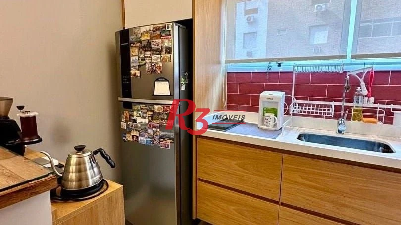 Apartamento com 2 dormitórios à venda, 82 m² por R$ 1.070.000,00 - Gonzaga - Santos/SP