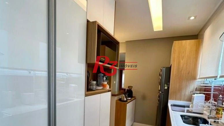 Apartamento com 2 dormitórios à venda, 82 m² por R$ 1.070.000,00 - Gonzaga - Santos/SP