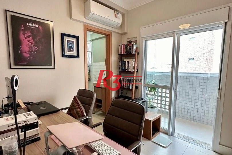 Apartamento com 2 dormitórios à venda, 82 m² por R$ 1.070.000,00 - Gonzaga - Santos/SP