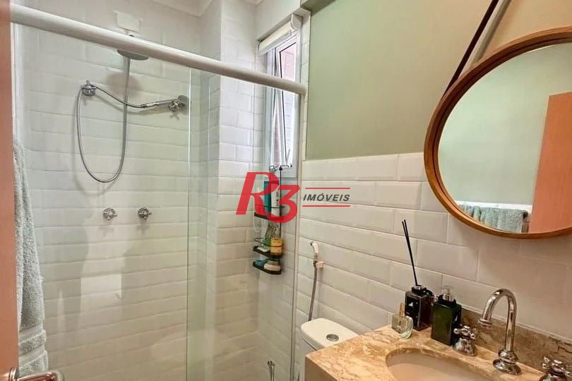Apartamento com 2 dormitórios à venda, 82 m² por R$ 1.070.000,00 - Gonzaga - Santos/SP