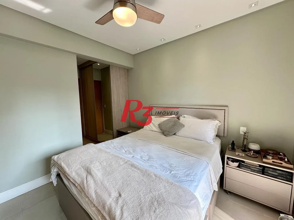 Apartamento com 2 dormitórios à venda, 82 m² por R$ 1.070.000,00 - Gonzaga - Santos/SP