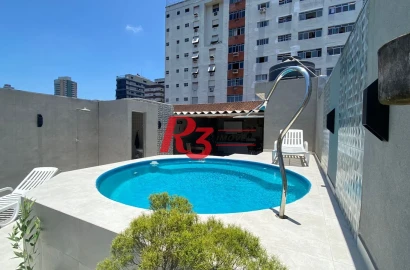 Sobrado à venda, 220 m² por R$ 1.430.000,00 - Boqueirão - Santos/SP