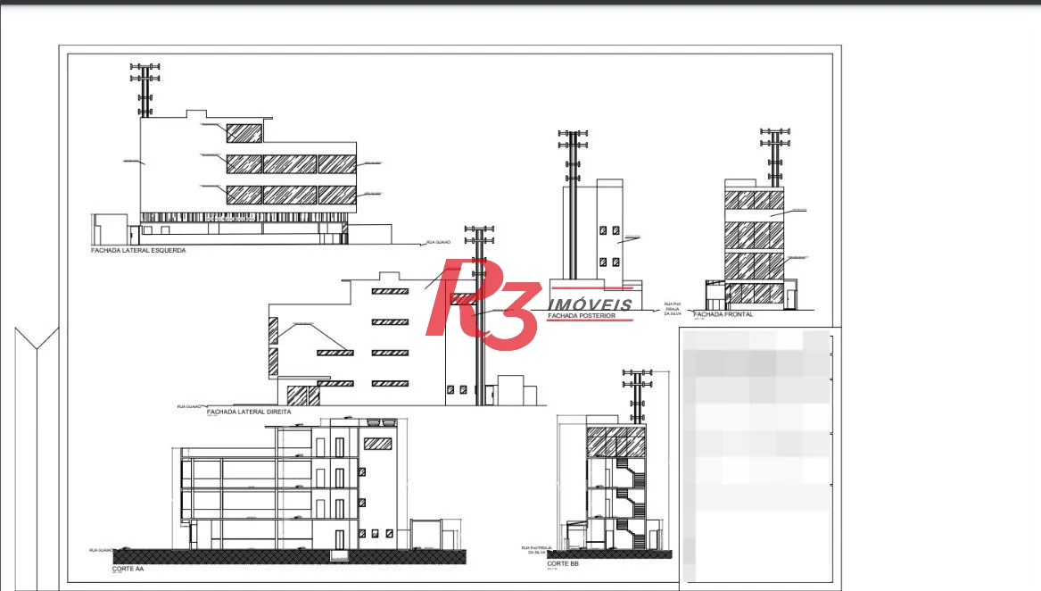 Terreno para alugar, 420 m² por R$ 28.000,01/mês - Aparecida - Santos/SP