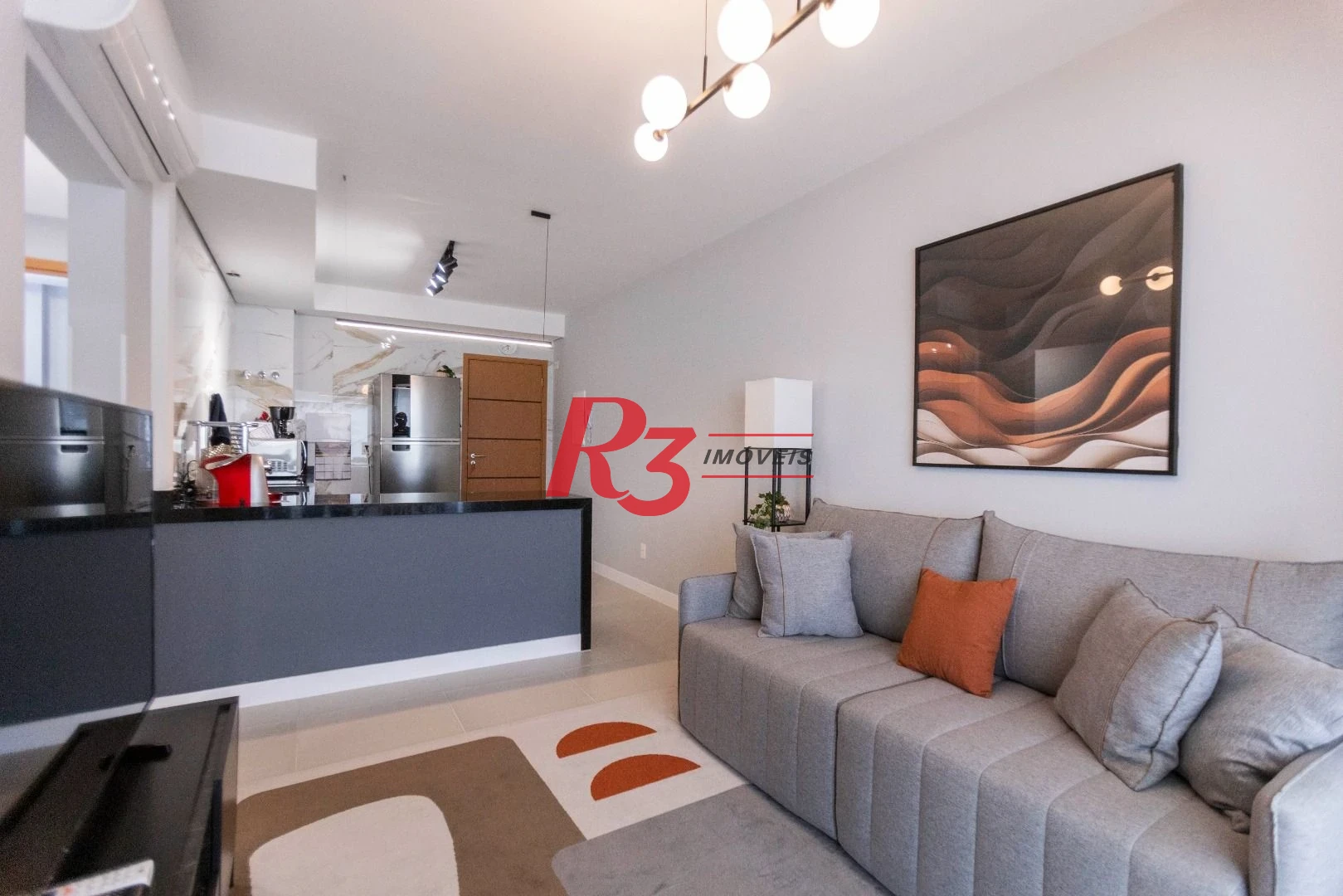 Apartamento com 2 dormitórios à venda, 65 m² por R$ 1.100.000,00 - Vila Rica - Santos/SP